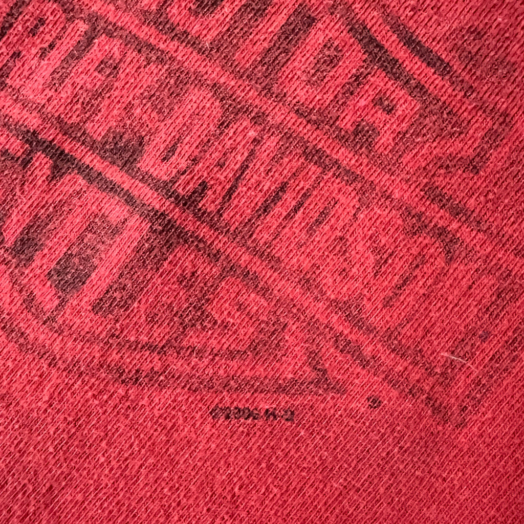 2010s Harley Davidson Leesburg, Florida Red Worn In Tank Top XL