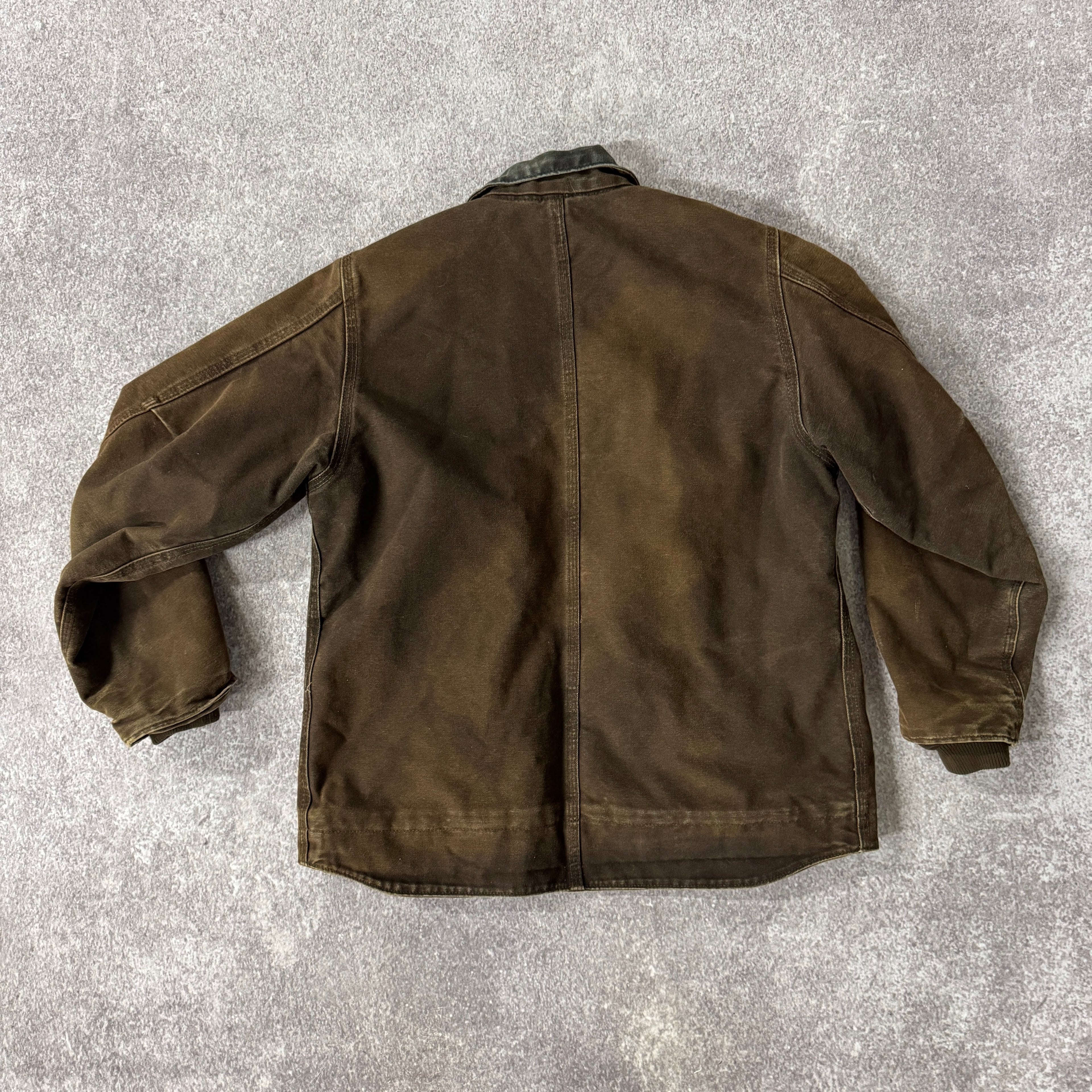 Y2K Carhartt Detroit Brown Heavyweight Jacket Youth L