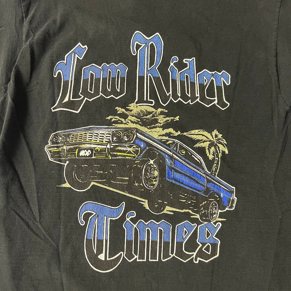 Y2K Low Rider Times Fruit of the Loom Graphic Faded Vintage Tee XL