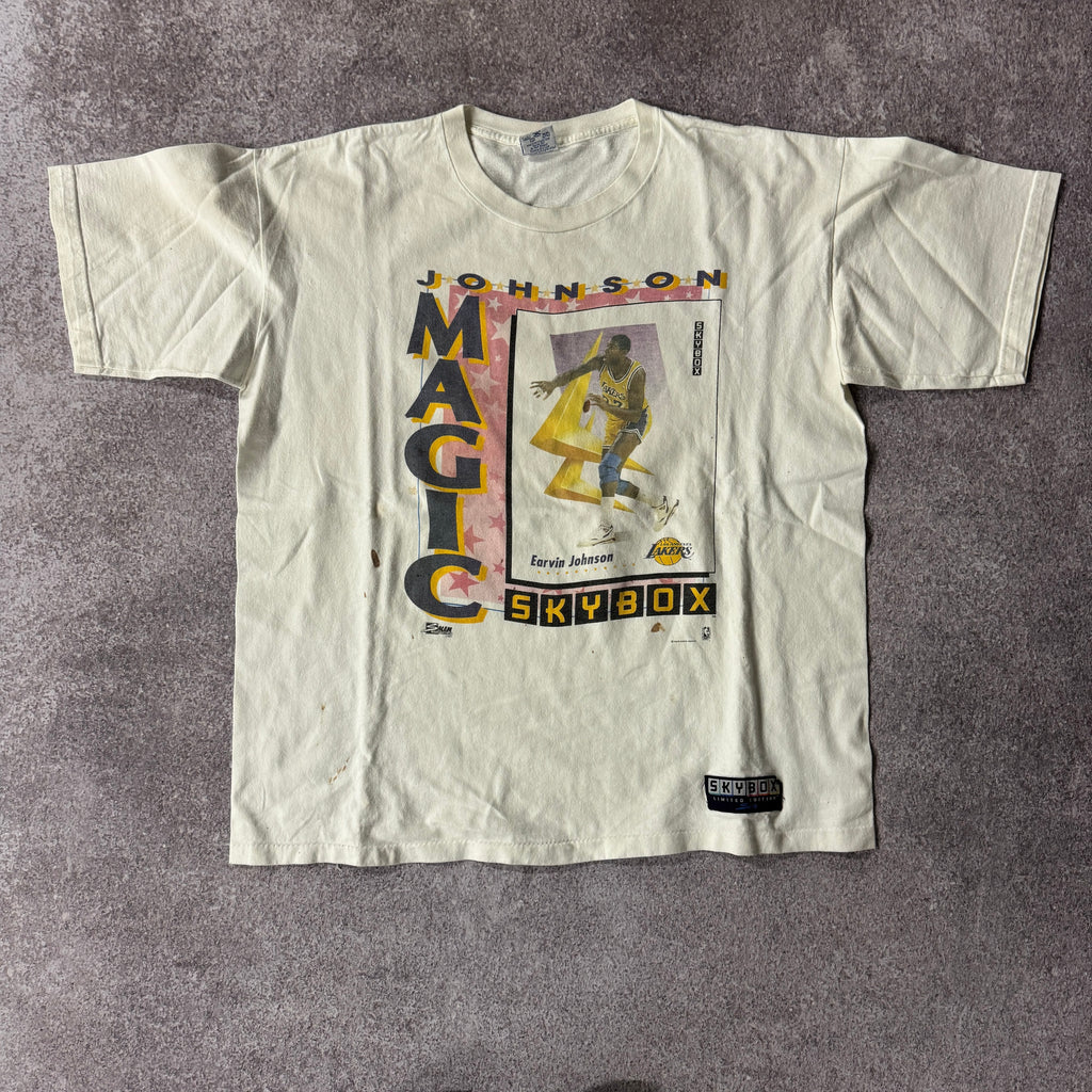 90s Los Angeles Lakers Salem Sportswear Big Logo Tee XL