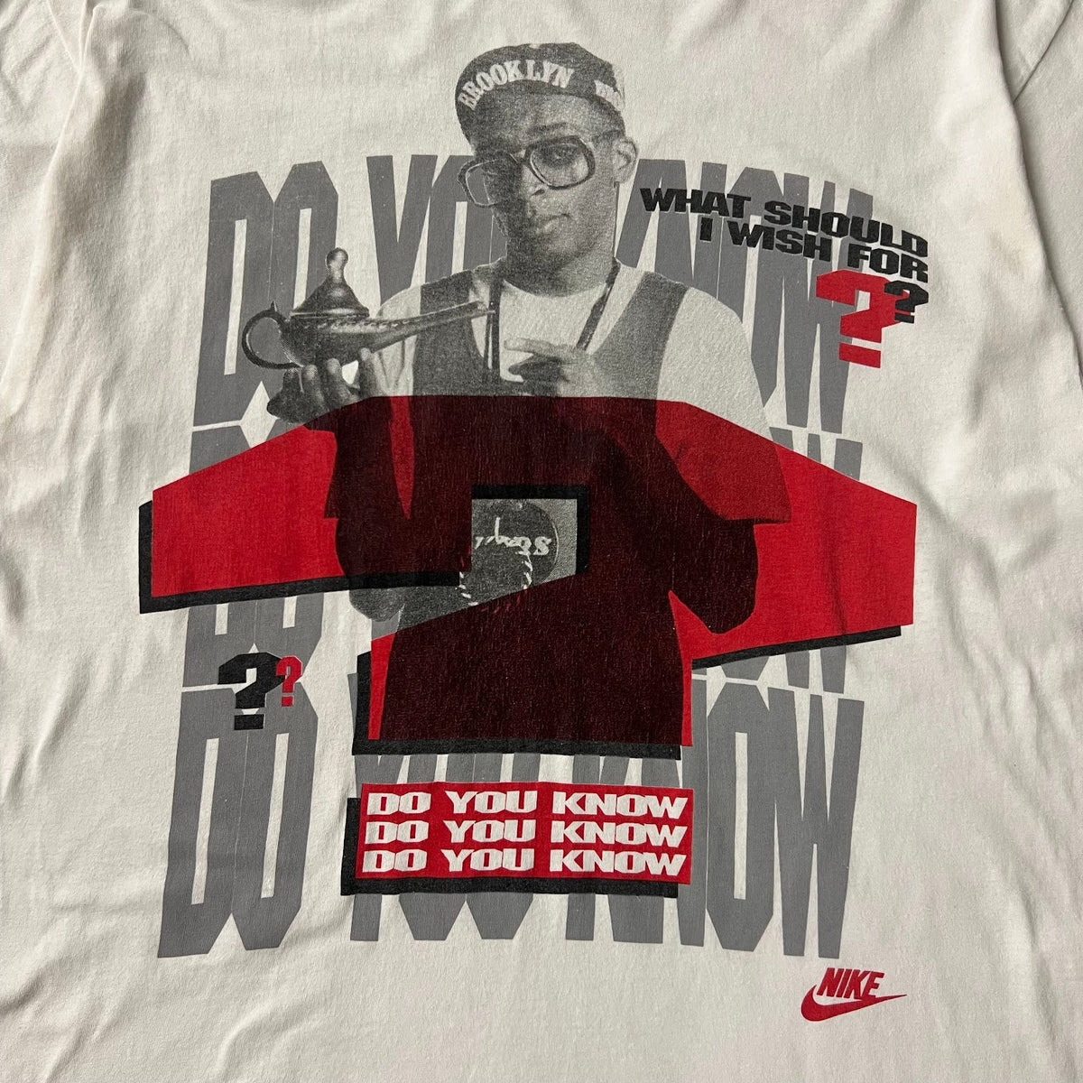 90s Nike Big Logo Single Stitch Made in USA Vintage Streetwear Tee XL