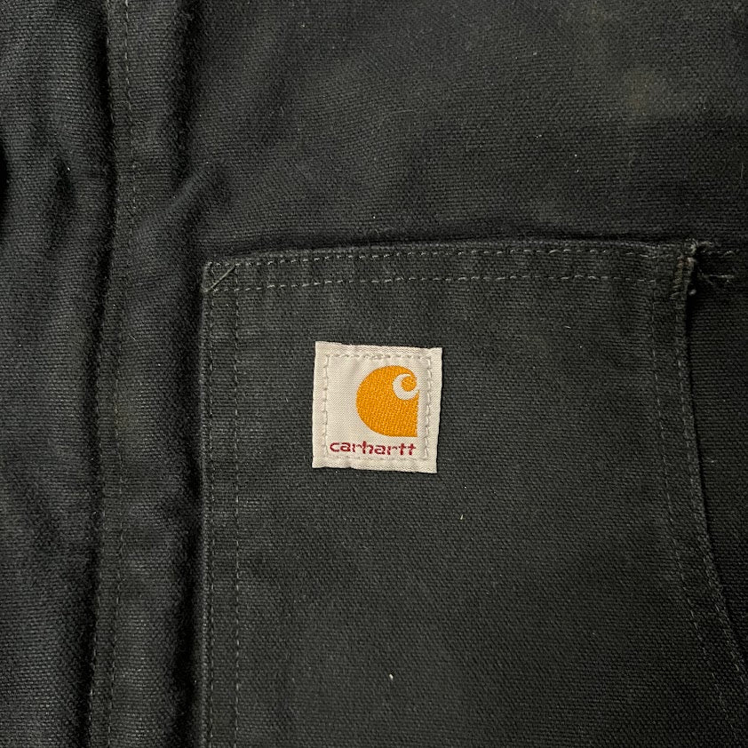 2010s Carhartt Auto Group Embroidered Corduroy Collar Workwear Jacket XL