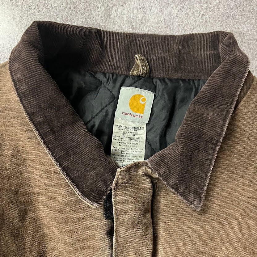 Y2K Carhartt Workwear Heavyweight Made in USA Puffer Jacket 5XL