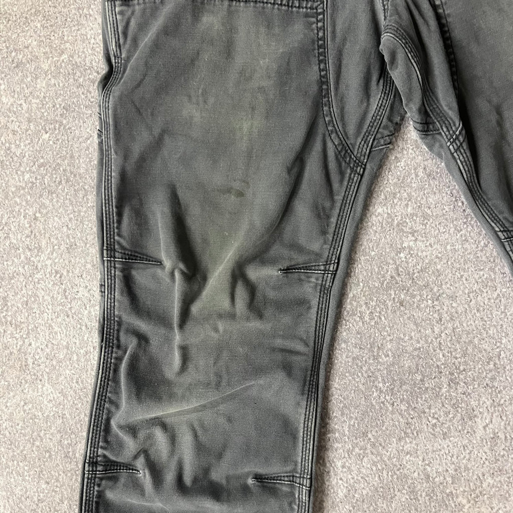 Modern Carhartt Workwear Faded Relaxed Gray Streetwear Pants 31x32
