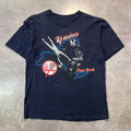 90s New York Yankees MLB Home Team Advantage Embroidered Big Logo Tee L