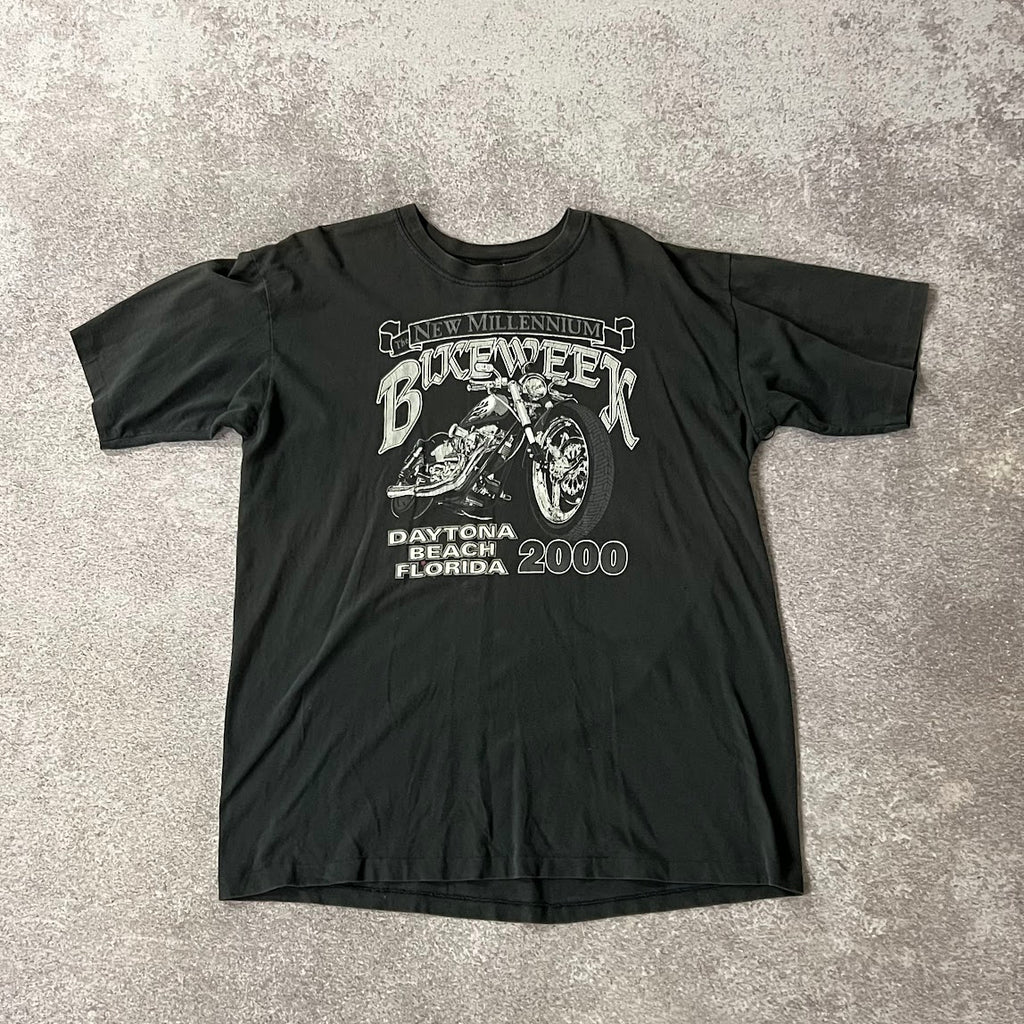 Y2K Daytona Beach, FL Worn In Tee XL