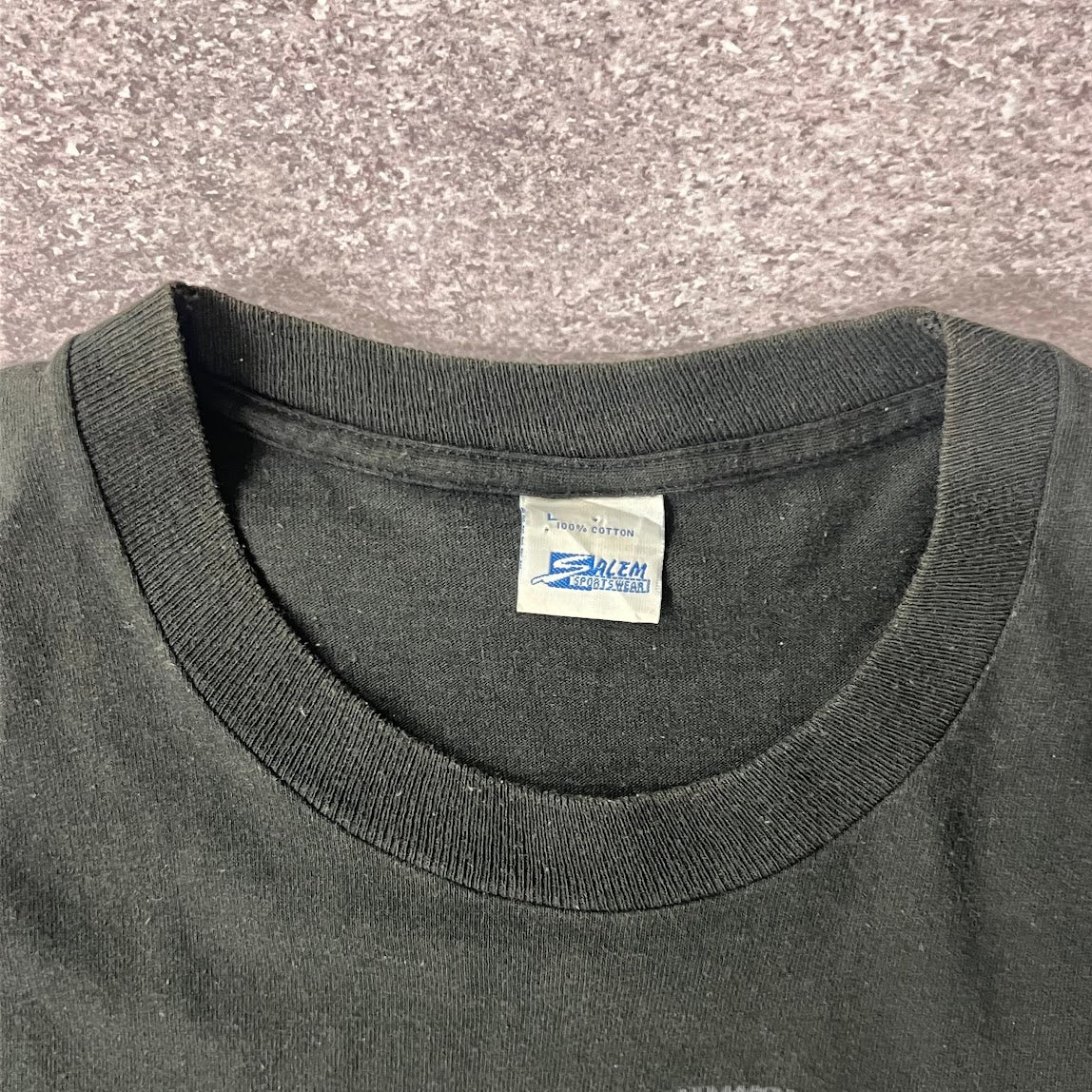 90s New York Mets Salem Sportswear Single Stitch Faded Tee L