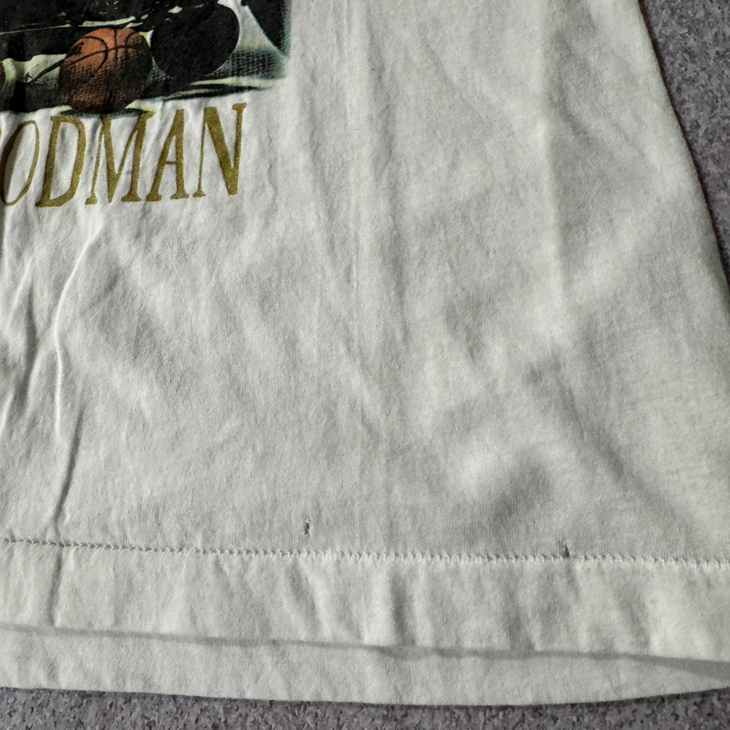 90s Dennis Rodman "Bad As I Wanna Be" Union Underwear Single Stitch Tee L