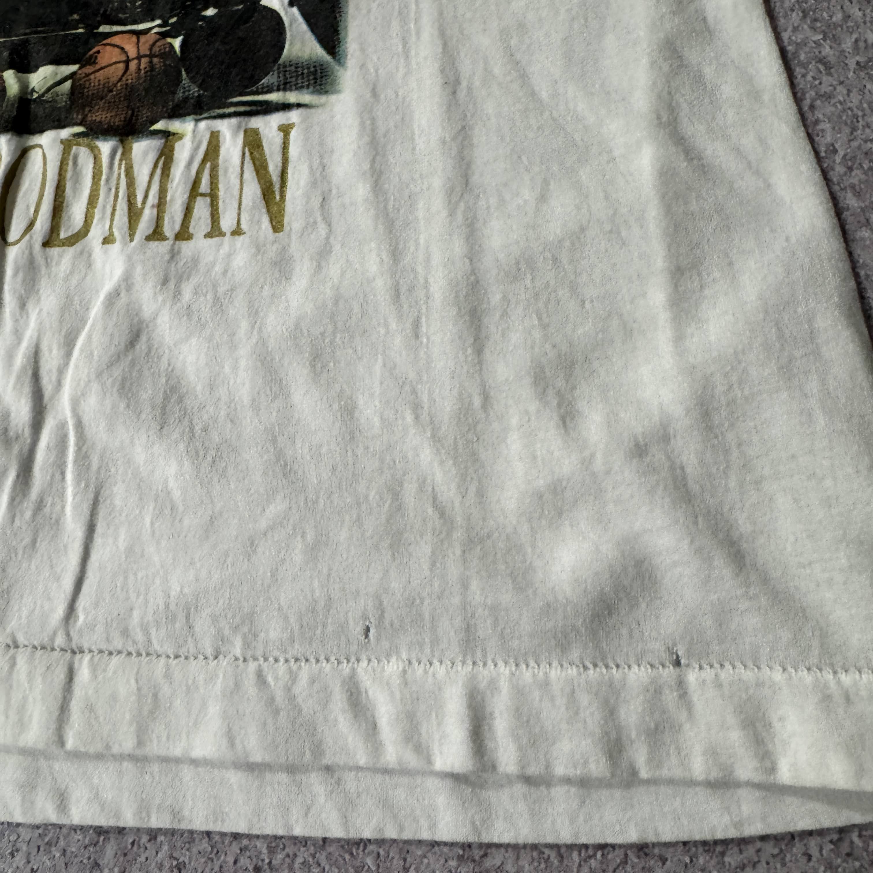 90s Dennis Rodman "Bad As I Wanna Be" Union Underwear Single Stitch Tee L