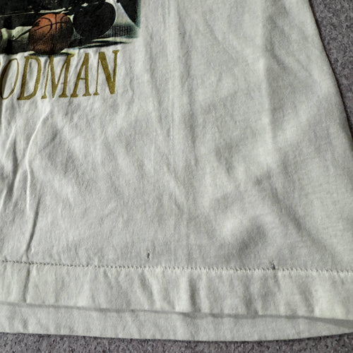 90s Dennis Rodman "Bad As I Wanna Be" Union Underwear Single Stitch Tee L