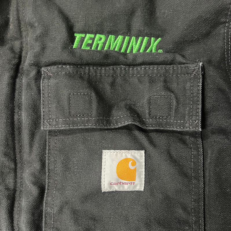 2010s Carhartt Terminix Embroidered Corduroy Collar Workwear Jacket M