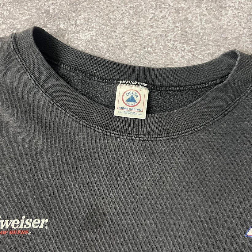 1997 Ricky Craven NASCAR Delta Big Logo Vintage Crewneck Sweatshirt L