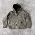 2020s Carhartt Dusty Plum Distressed Jacket L