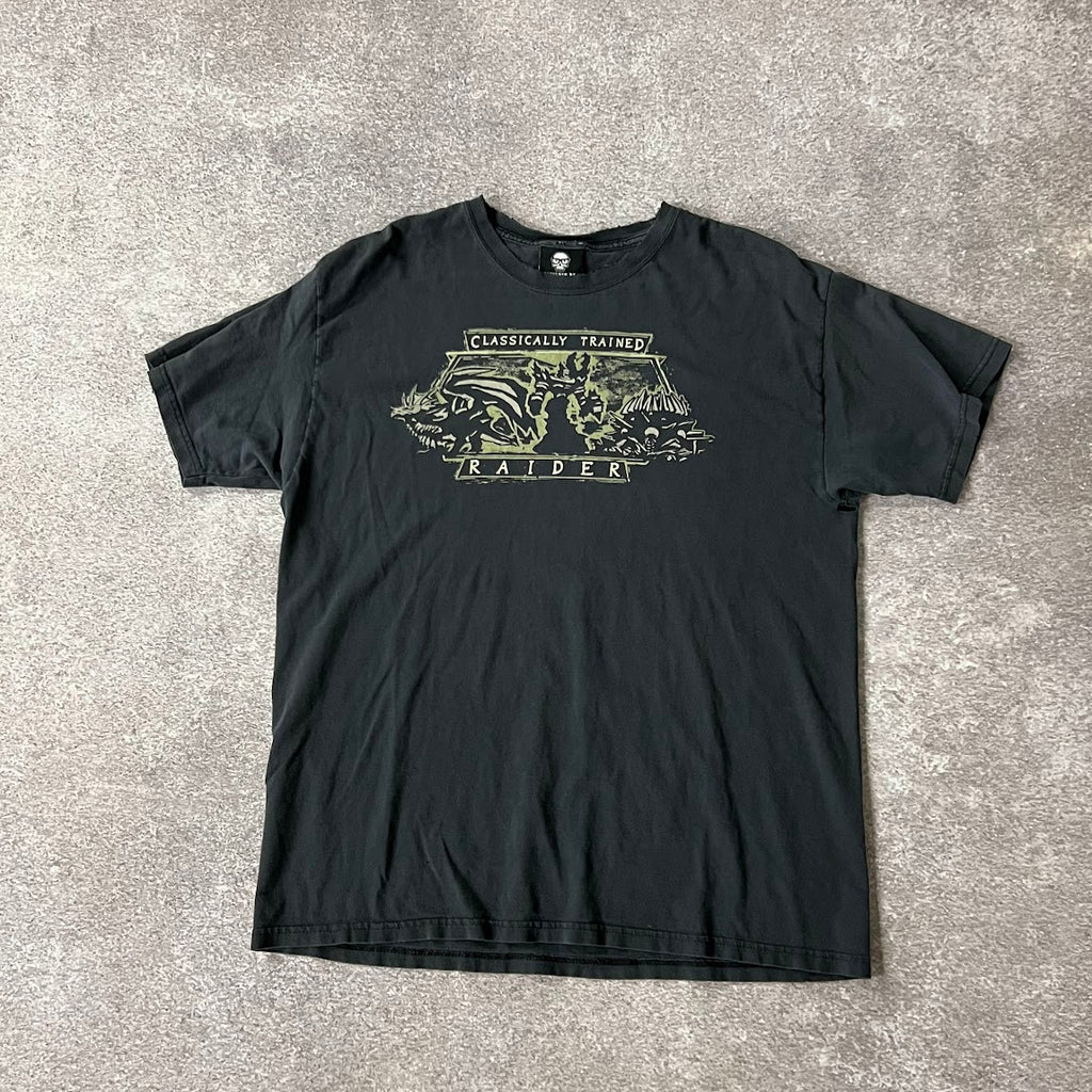 Y2K Blizzard Entertainment Back Graphic Faded Tee L