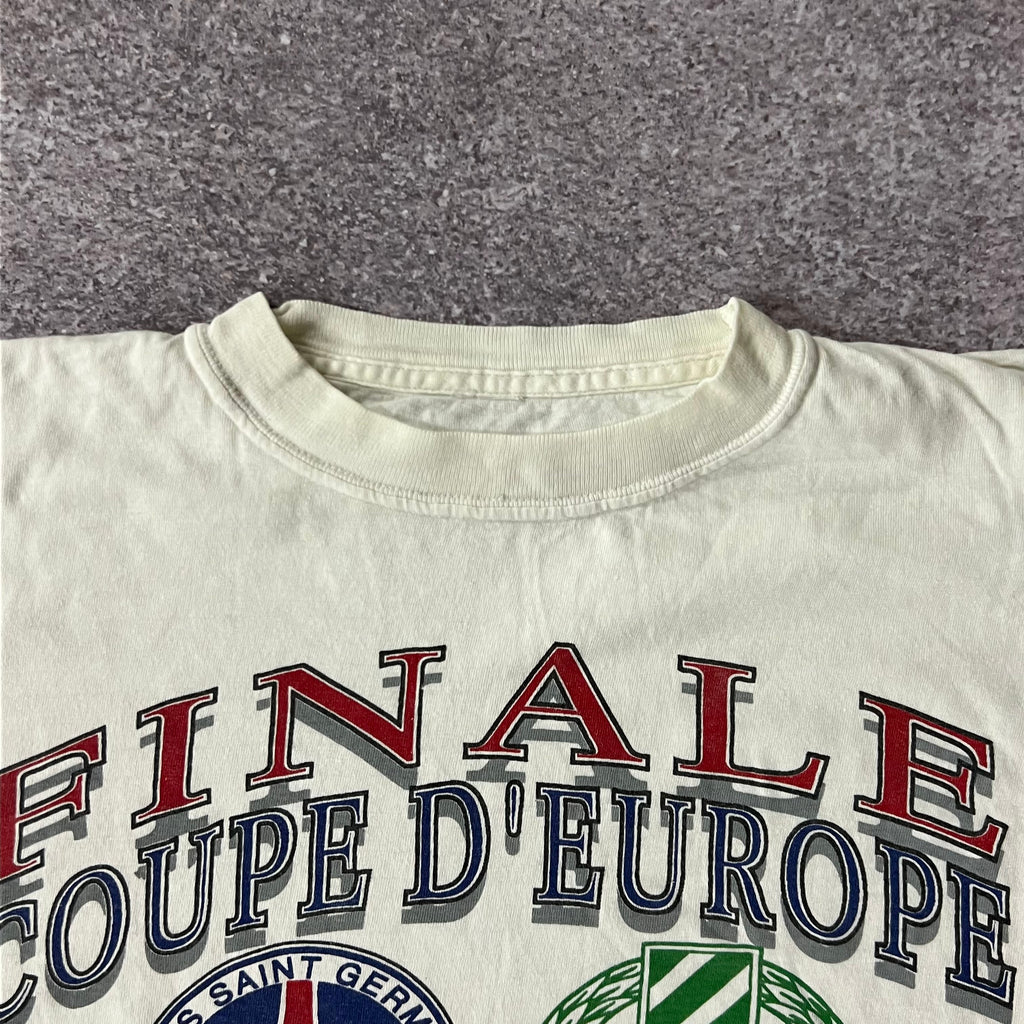 90s Paris Saint-Germain, SK Rapid Wien Big Logo Tee XL