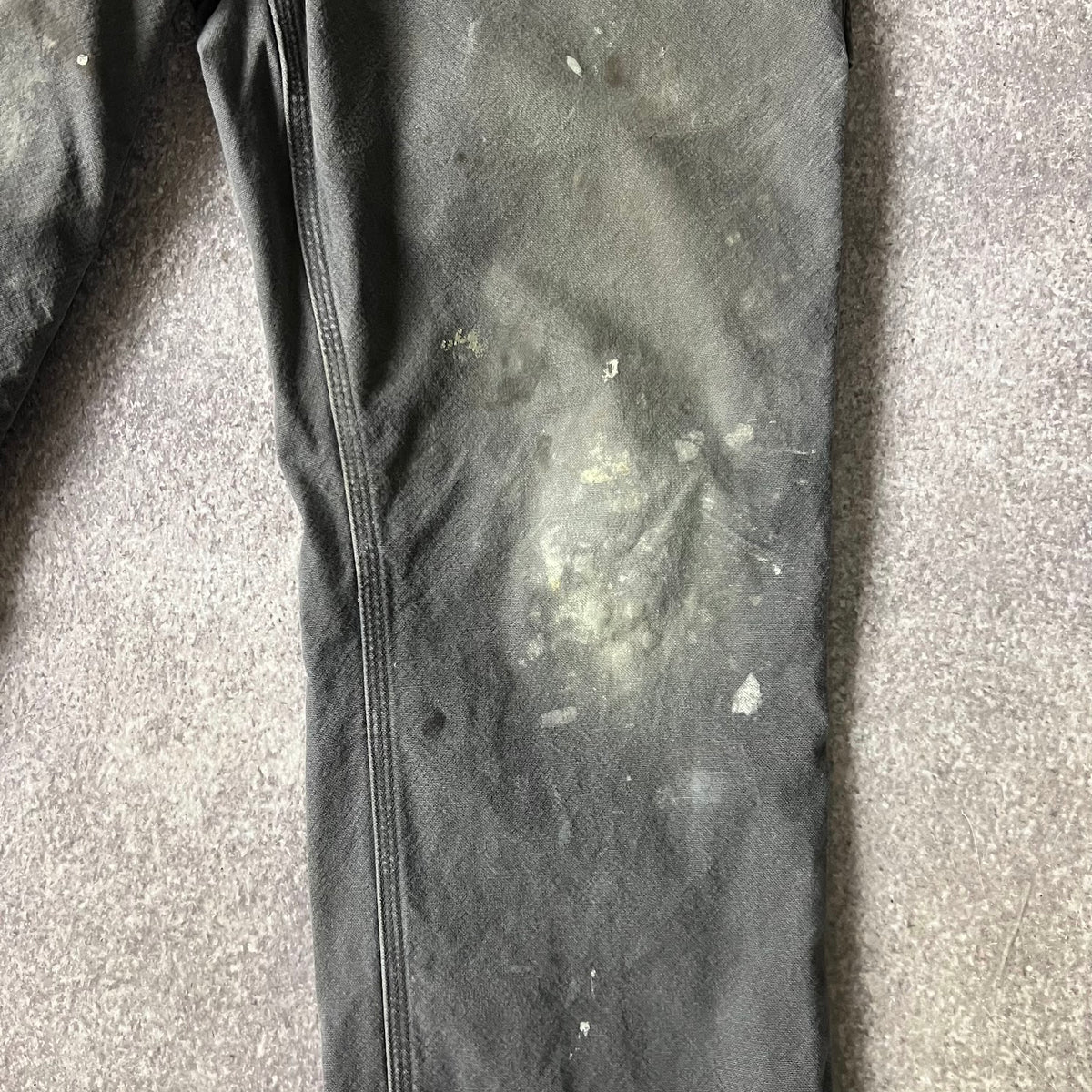 Modern Carhartt Workwear Faded Distressed Gray Pants 32x30