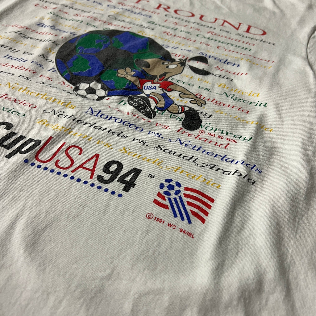 90s Soccer Single Stitch Tee M