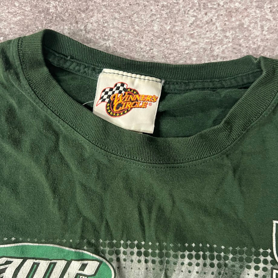 Y2K Dale Jr NASCAR Winners Circle Big Logo Long Sleeve Tee XL