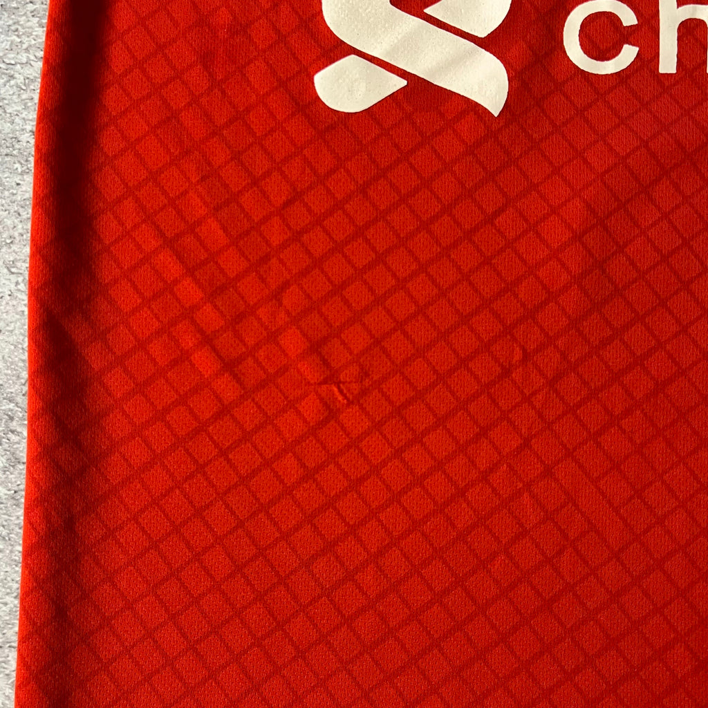 2020s Liverpool Mo Salah Nike Red Back Graphic Jersey L