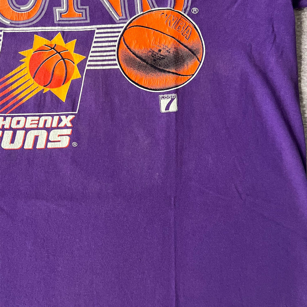 90s Phoenix Suns Logo 7 Big Logo Single Stitch Tee XL