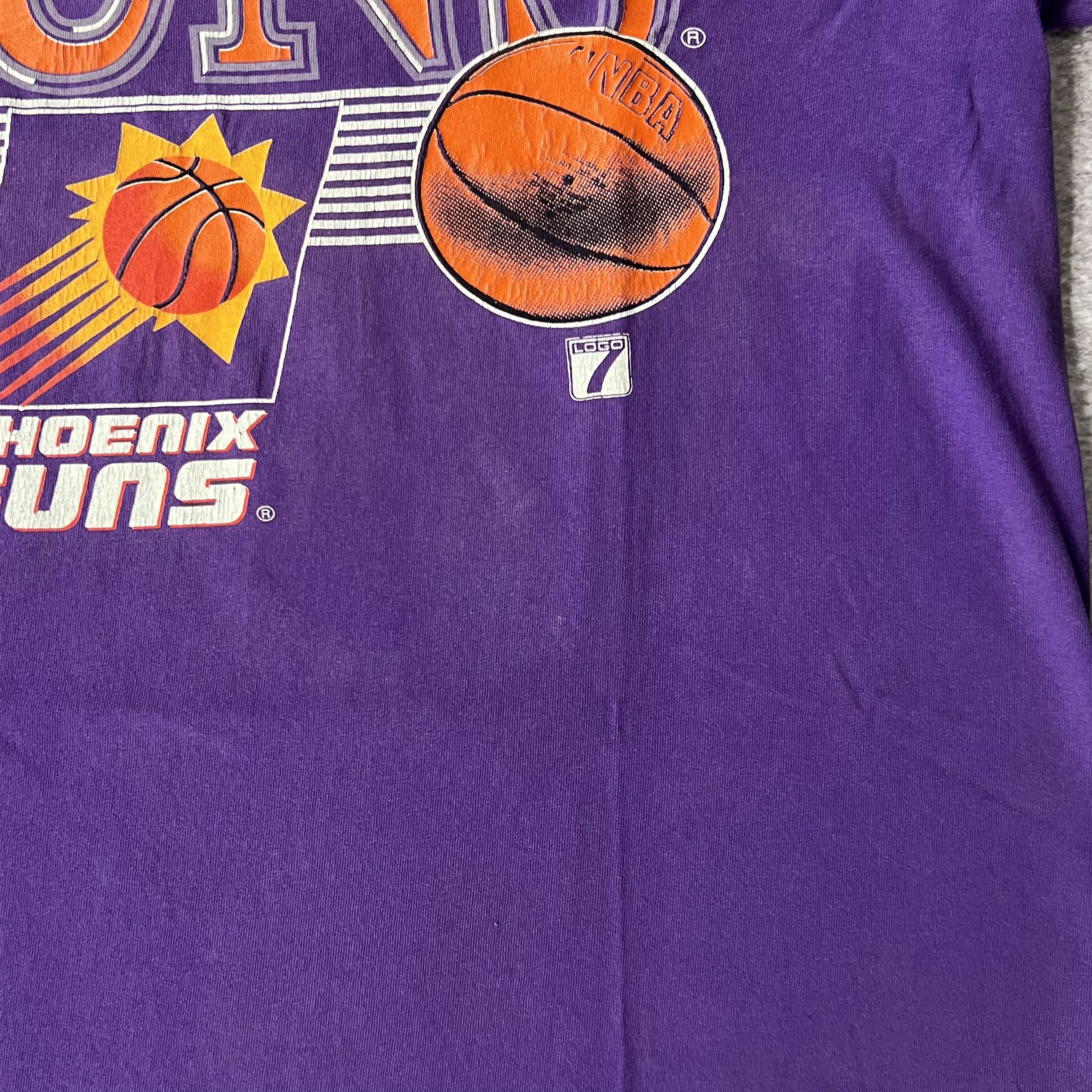 90s Phoenix Suns Logo 7 Big Logo Single Stitch Tee XL