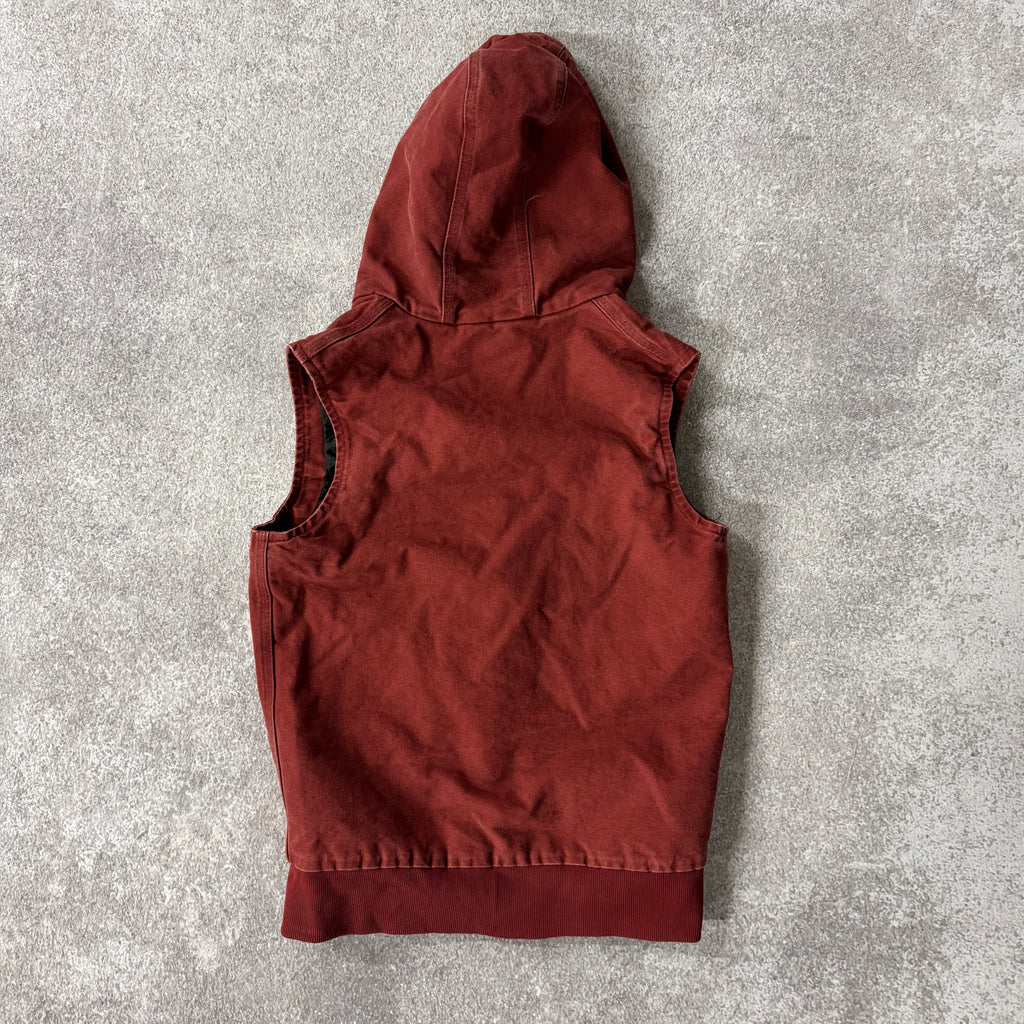 Y2K Carhartt Crimson Red Heavyweight Vest S