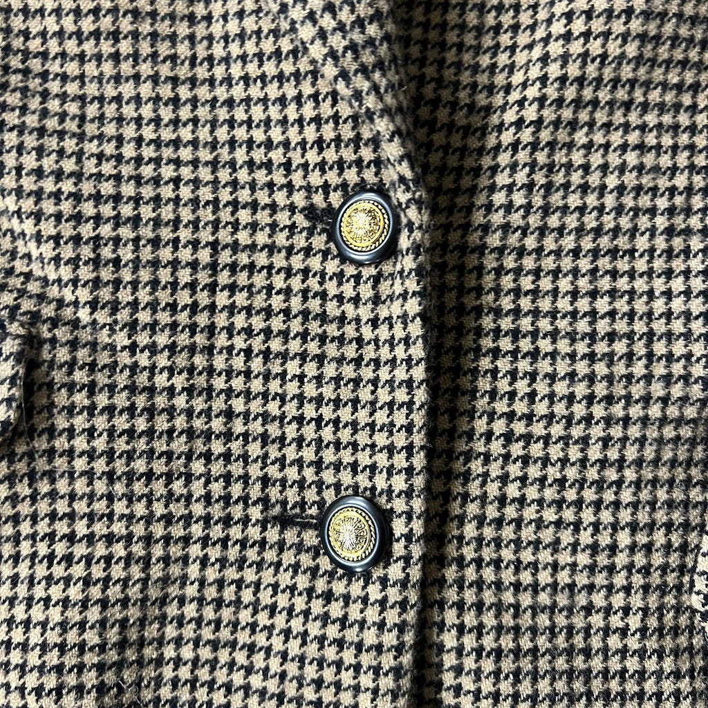 90s Alfred Dunner Patterned Wool Made in USA Vintage Blazer 18