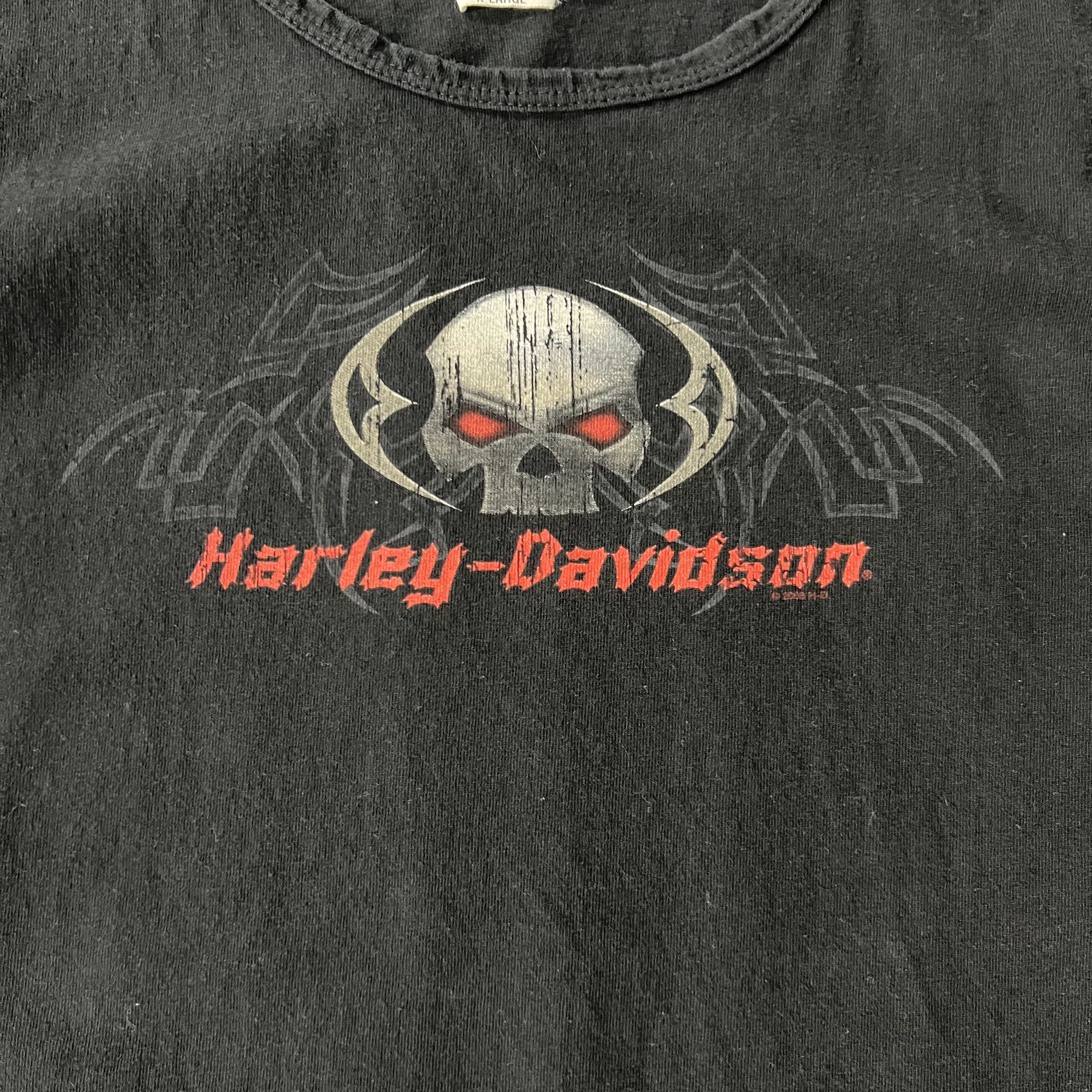 Y2K Harley Davidson Asheville NC Back Graphic Tank Top XL