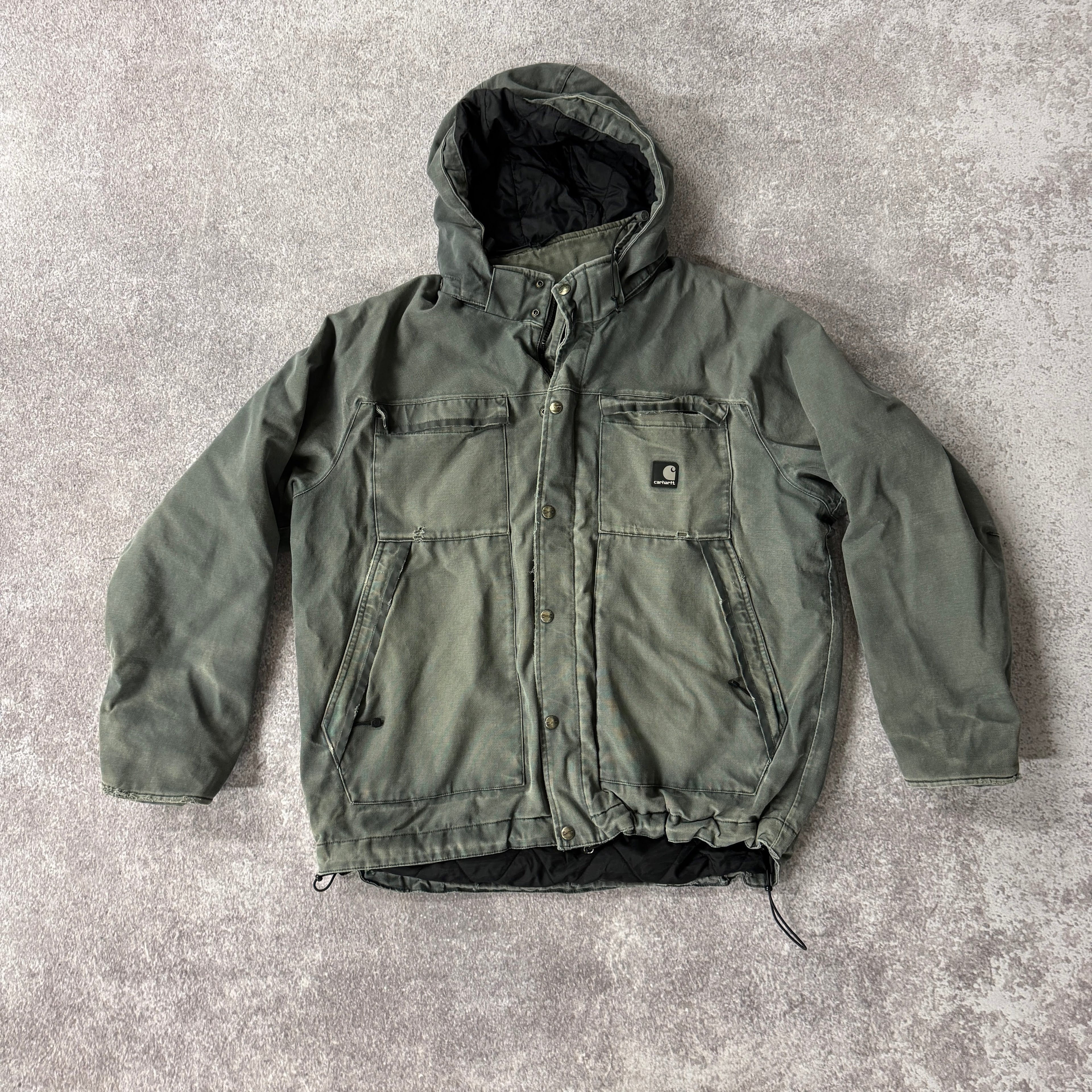 Y2K Carhartt Gray Heavyweight Jacket XL