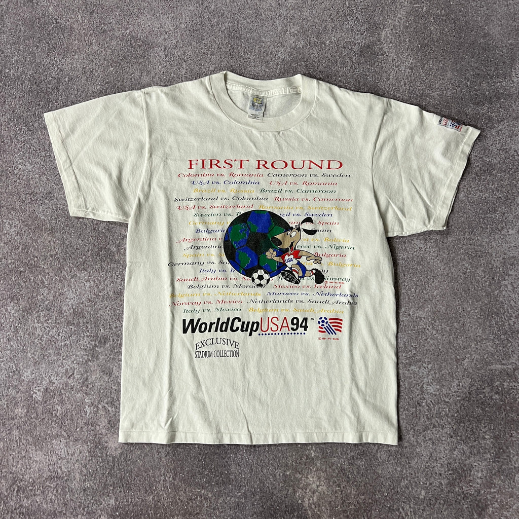 90s Soccer Single Stitch Tee M