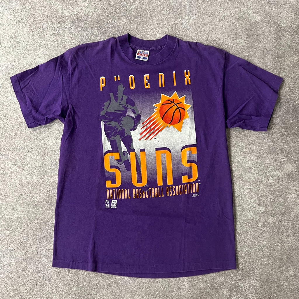 90s Phoenix Suns Trench Big Logo Single Stitch Tee XL