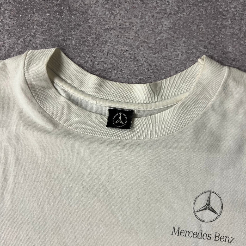 90s West McLaren Mercedes Faded Double Stitch Vintage Tee XL
