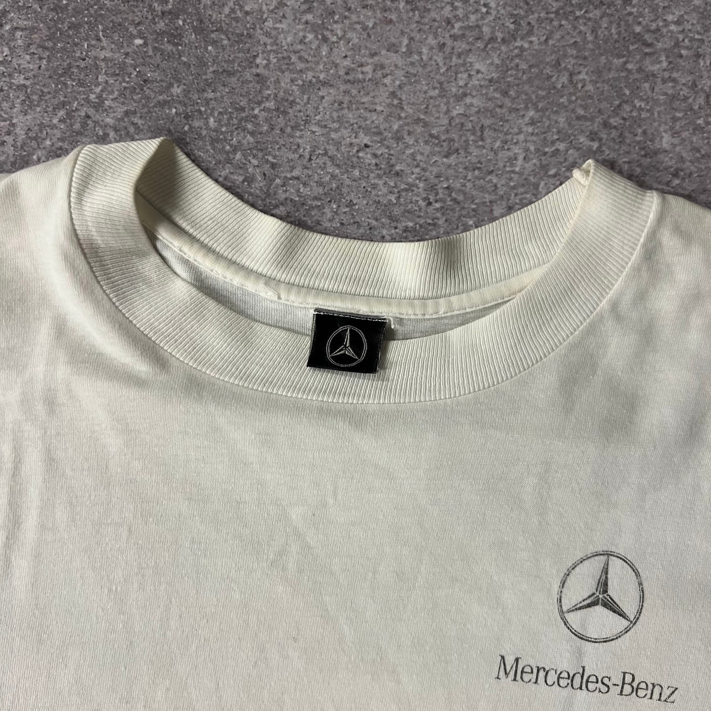 90s West McLaren Mercedes Faded Double Stitch Vintage Tee XL