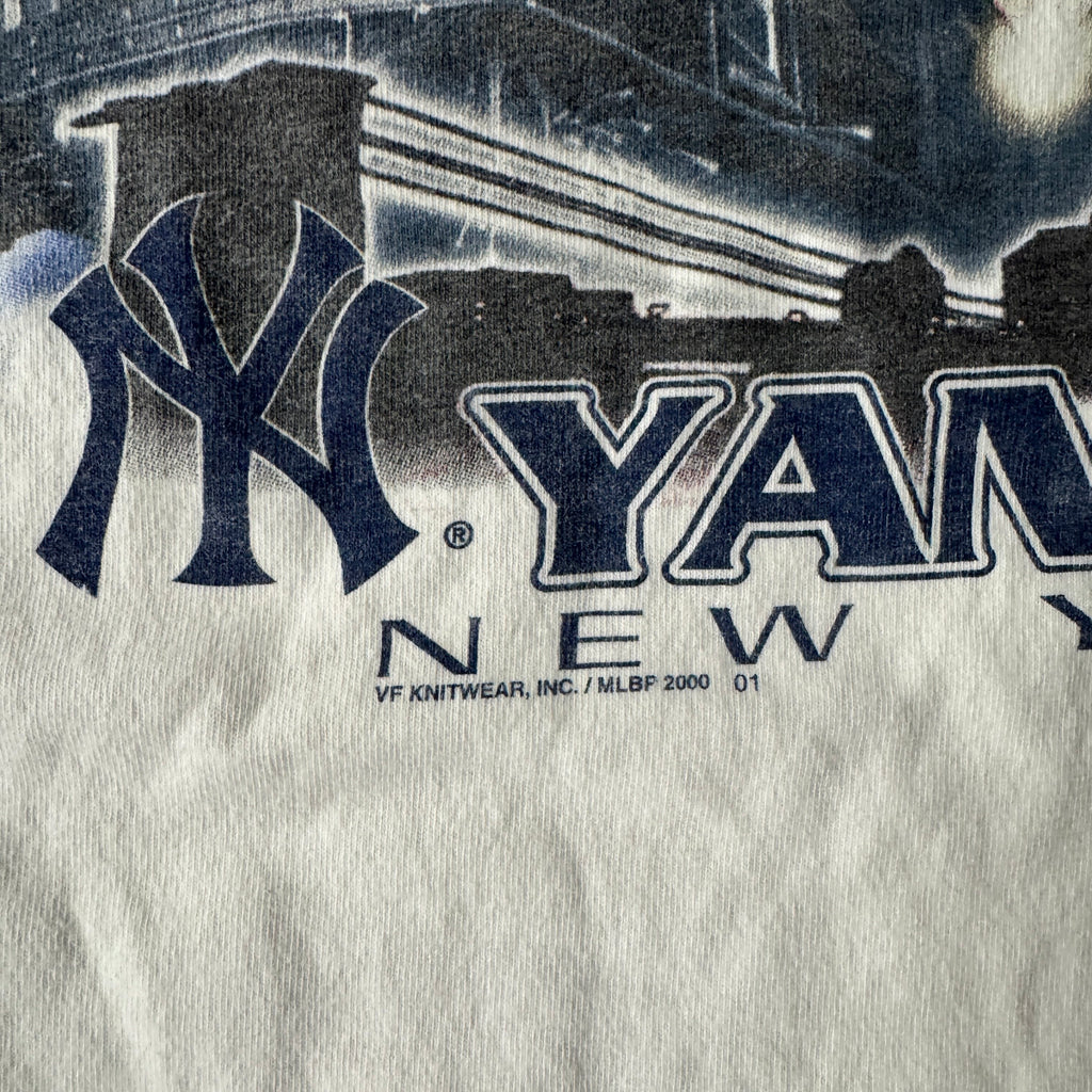 Y2K New York Yankees Subway Series Gildan Tee XL
