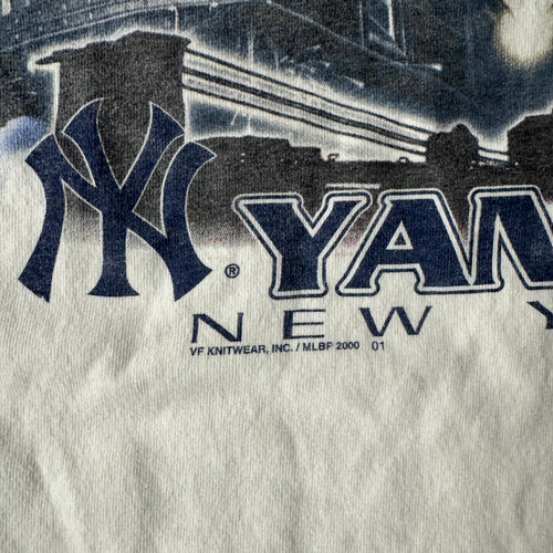 Y2K New York Yankees Subway Series Gildan Tee XL