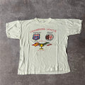 90s AC Milan, Barcelona Back Graphic Tee L