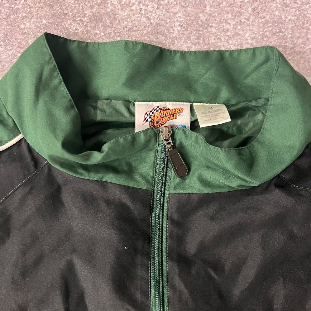 2010s Dale Jr NASCAR Winners Circle Embroidered Rain Jacket XL