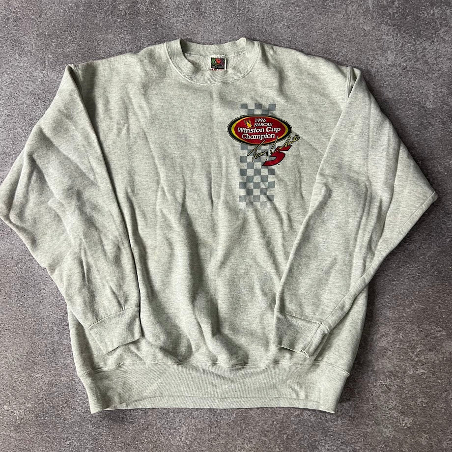 90s Terry Labonte NASCAR Fruit of the Loom Big Logo Crewneck Sweatshirt XL