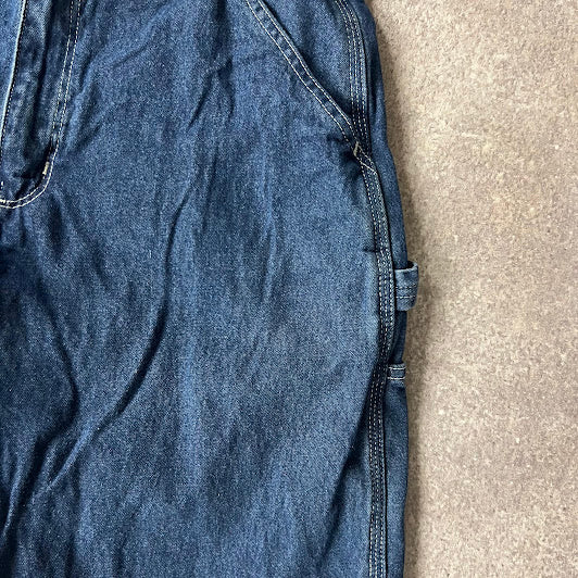2010s Carhartt Workwear Vintage Blue Pants 34x30