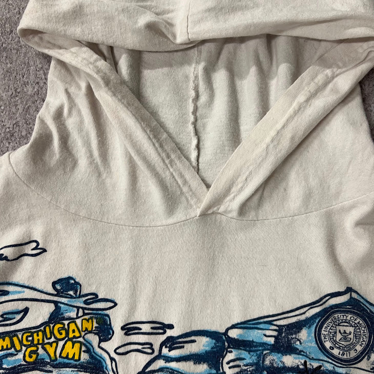 1994 Freeze The Flintstones x University of Michigan Wolverines All-Over Print (AOP) Long Sleeve T-Shirt Hoodie