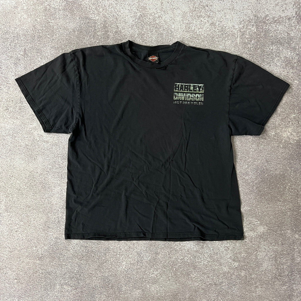 2010s Harley Davidson Bristol, VA Distressed Tee XXL