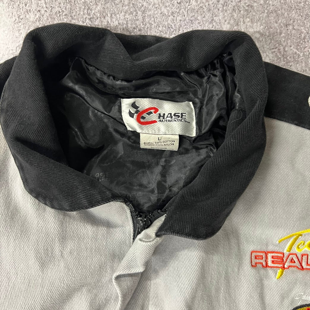 90s Dale Earnhardt NASCAR Chase Authentics Embroidered Puffer Jacket L
