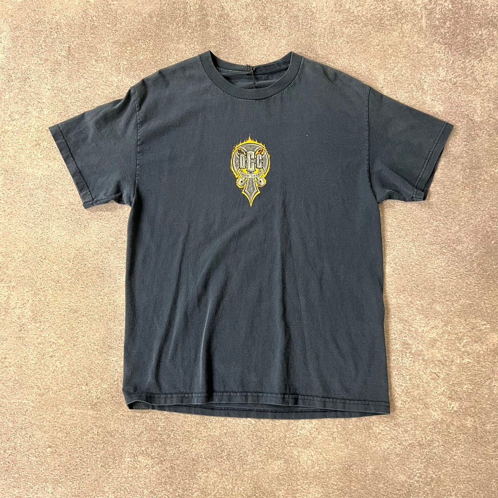 90s New York Blue Worn In Tee L