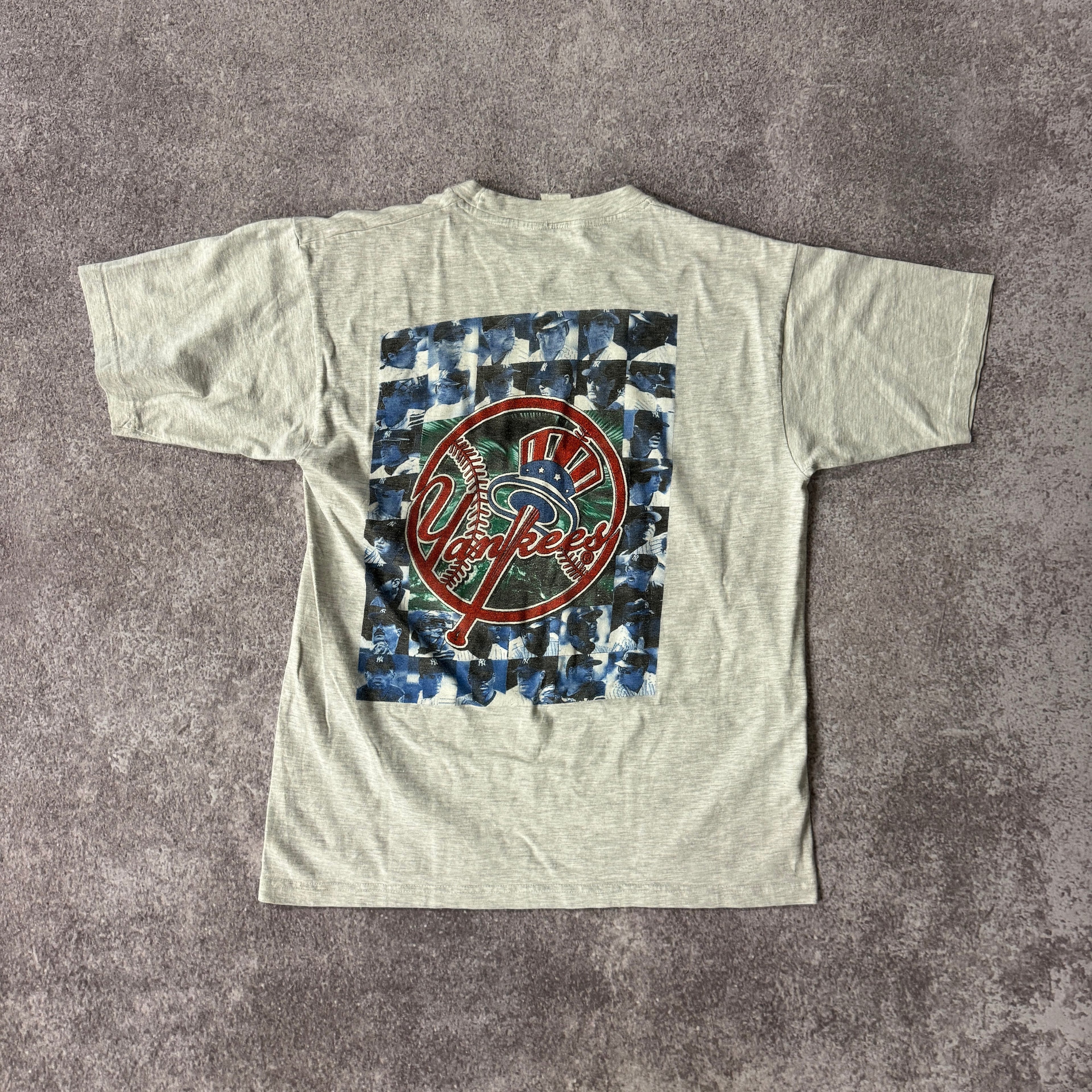 90s New York Yankees Knights Player Big Logo Tee