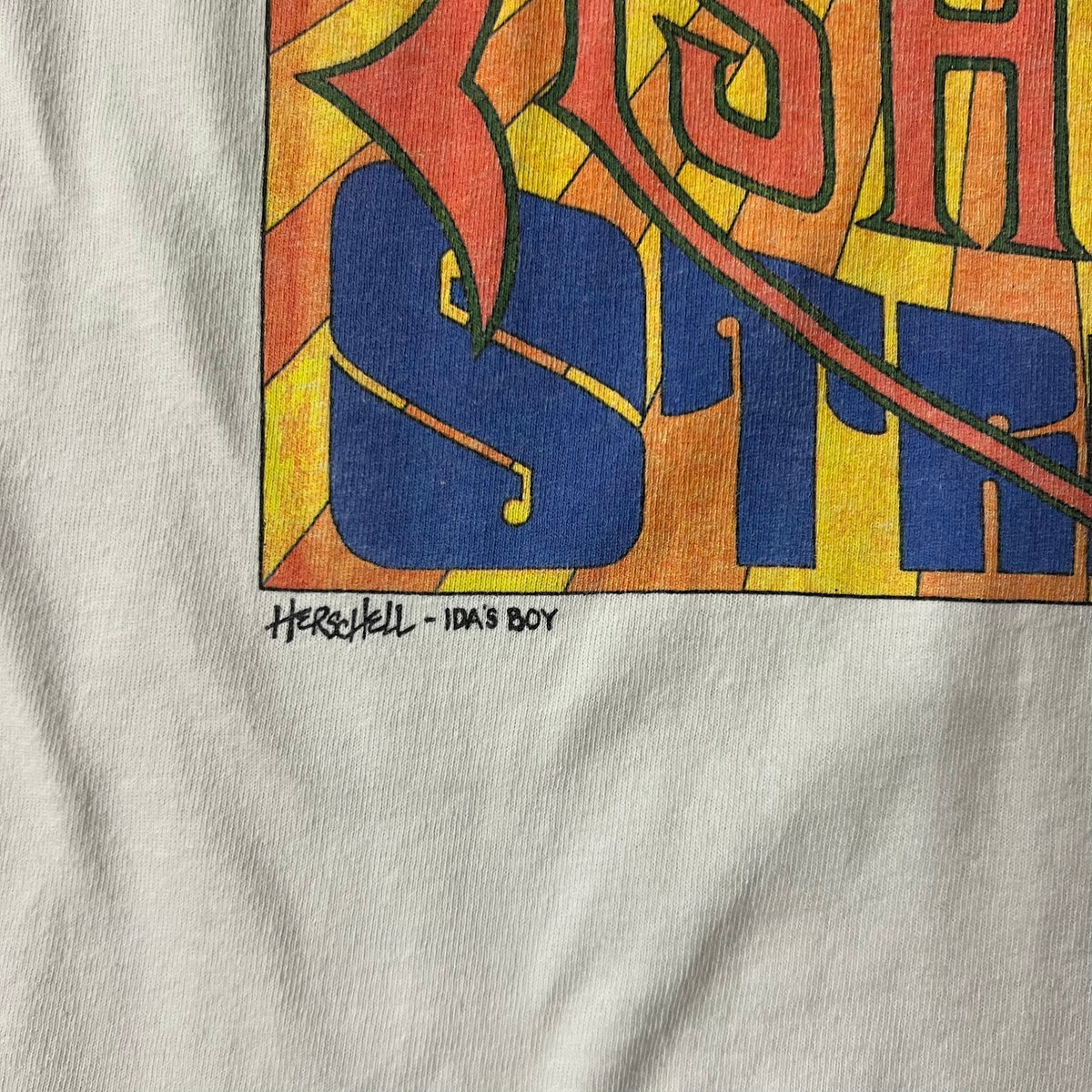 90s Graphic Faded Double Stitch Vintage Streetwear Tee L
