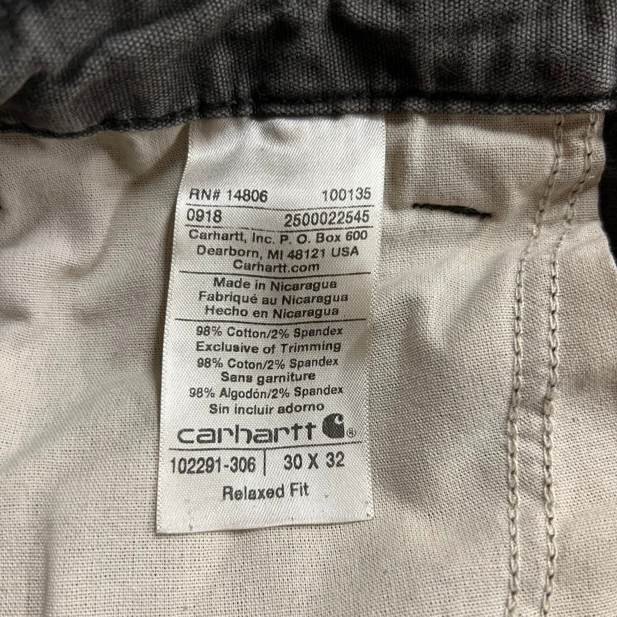 Modern Carhartt Workwear Sun Faded Relaxed Green Pants 30x32