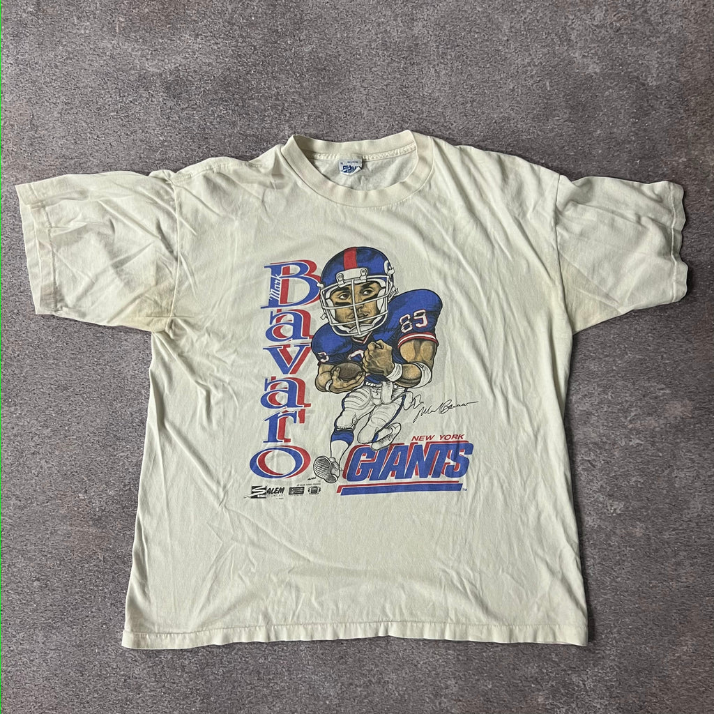 90s New York Giants Salem Sportswear Big Logo Single Stitch Tee XL