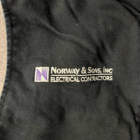 Modern Carhartt Norway & Sons Embroidered Sherpa Lined Workwear Jacket L