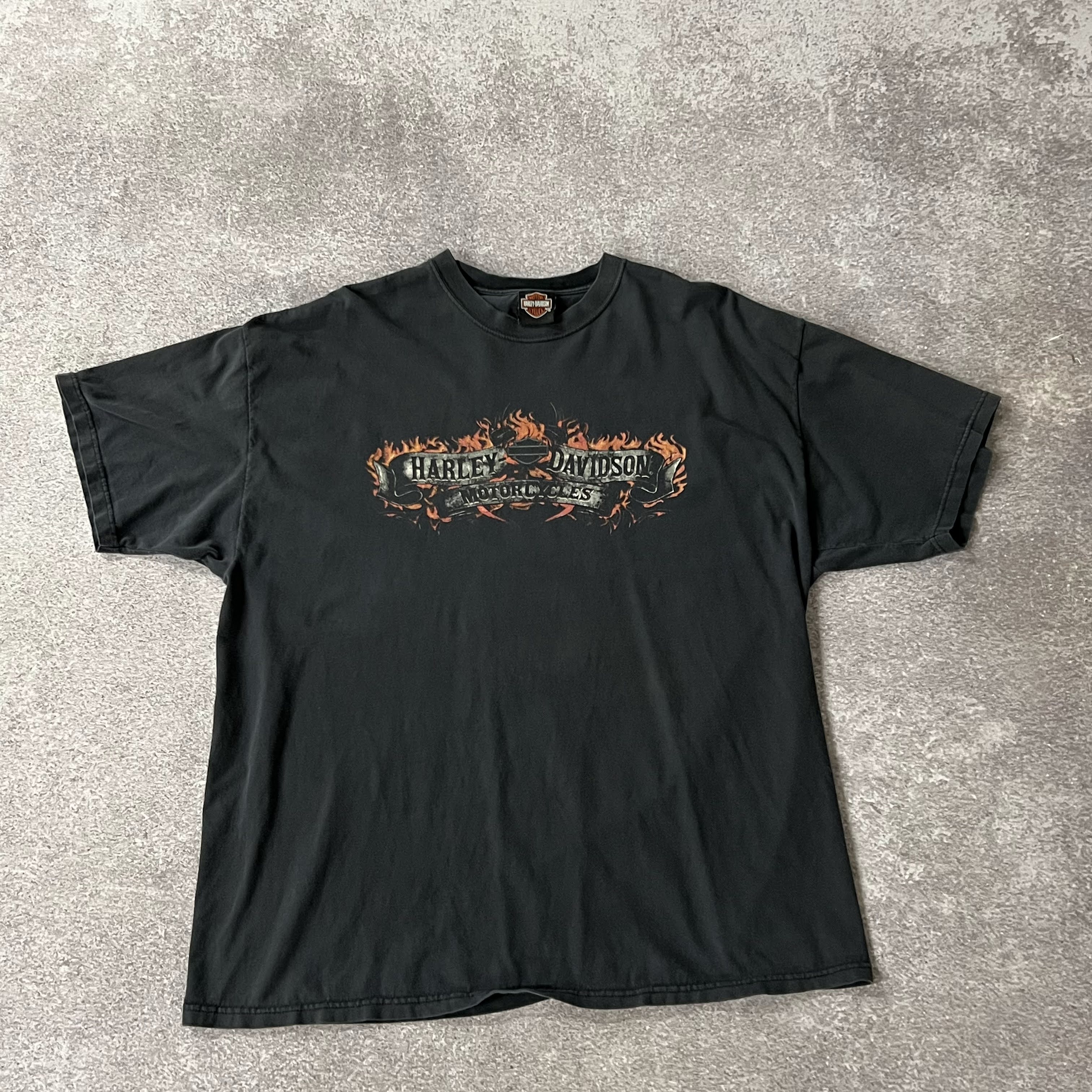 Y2K Harley Davidson Back Graphic Tee XXL