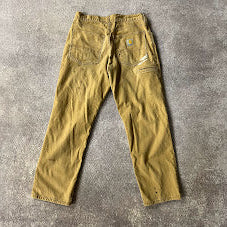 Modern Carhartt Workwear Faded Relaxed Tan Streetwear Pants 31x30